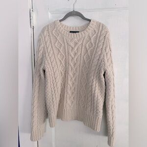 Banana Republic Wool Cableknit Sweater